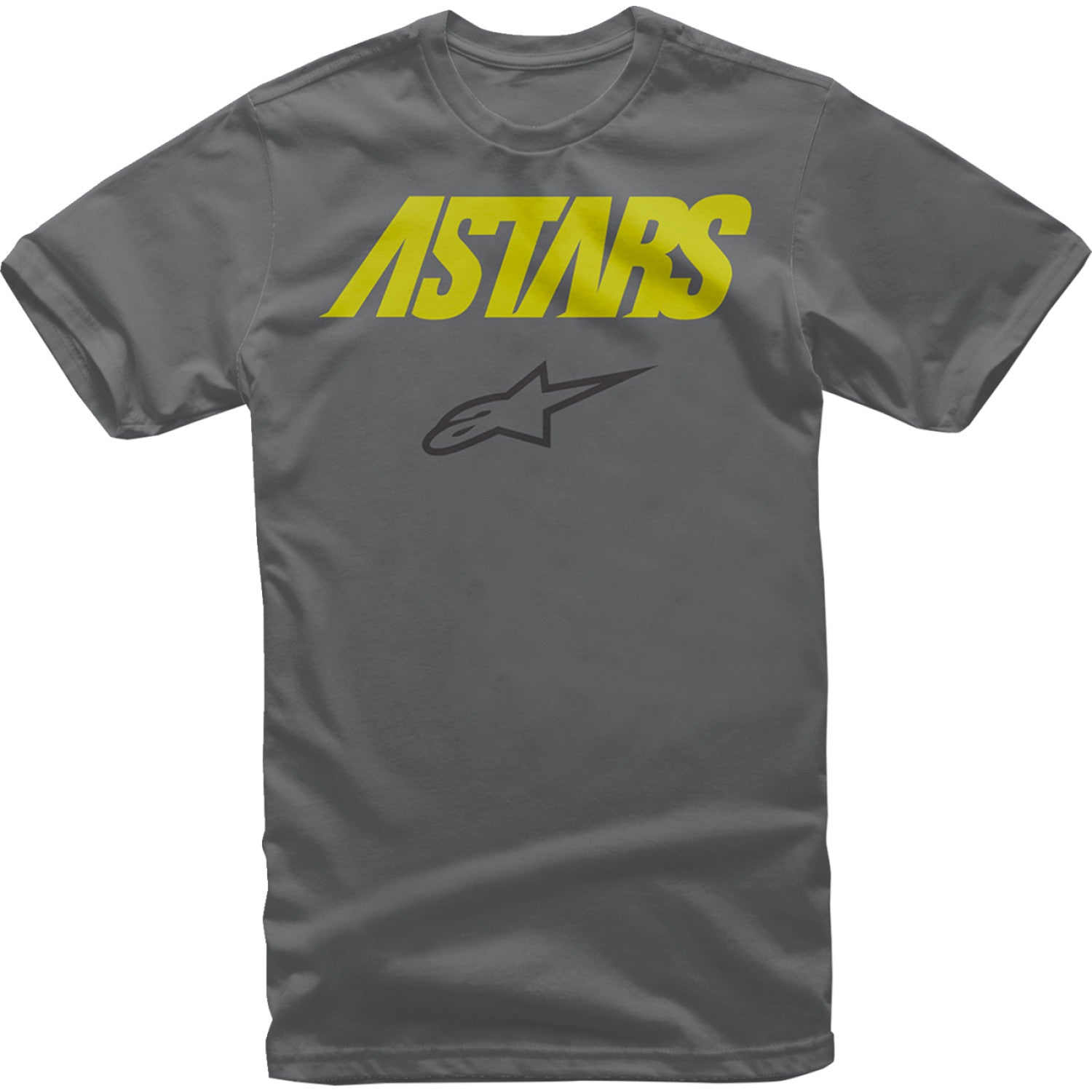 ALPINESTARS Angle Combo T-Shirt - Charcoal/Fluo Yellow - XL 1119-7200018-XL