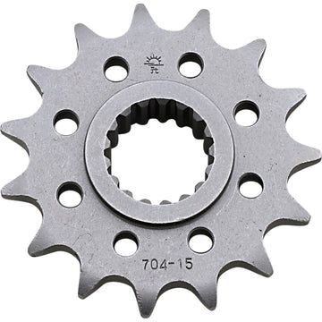 JT SPROCKETS Countershaft Sprocket - 15 Tooth JTF704.15 by JT Countershaft Sprockets   Steel