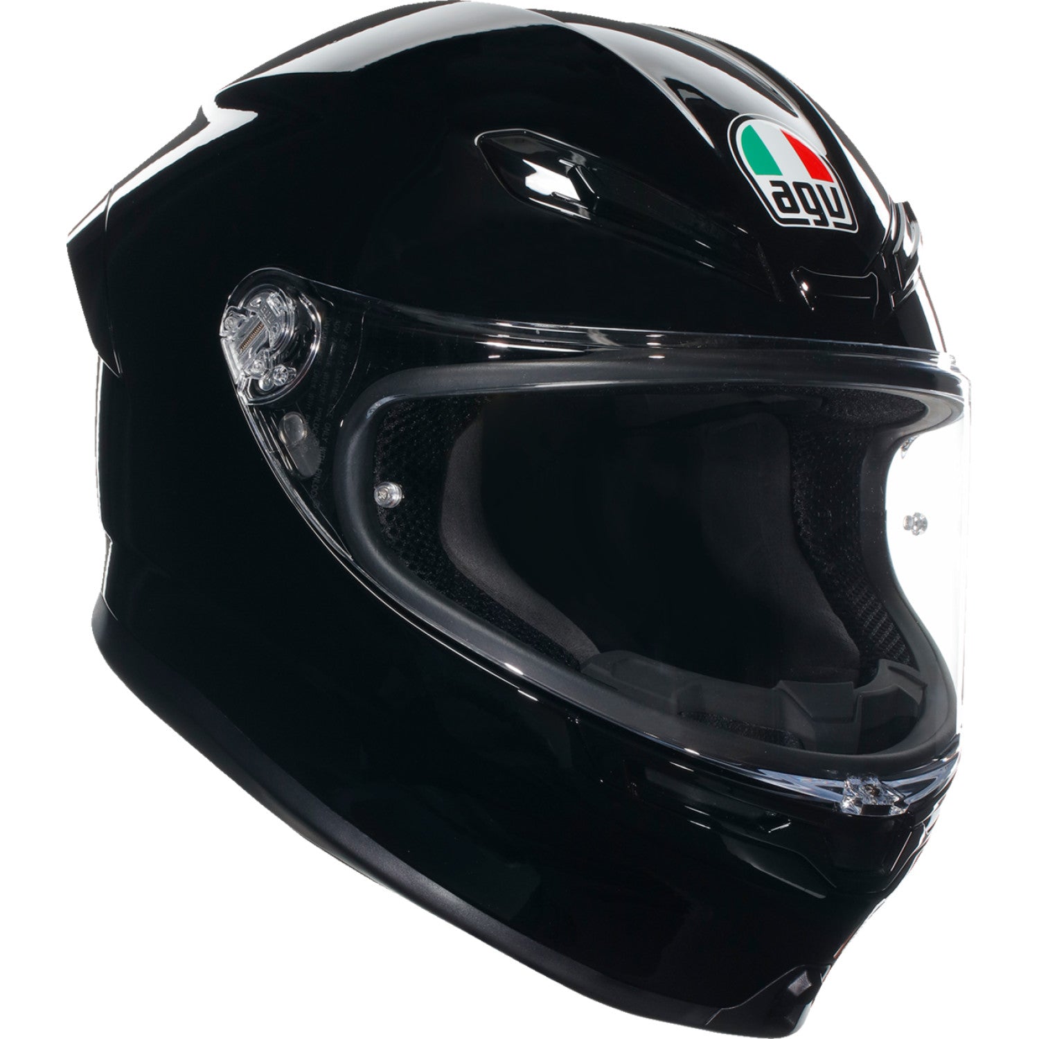 AGV K6 S Helmet - Black - Large 2118395002009L | Street Full Face Adult Helmet