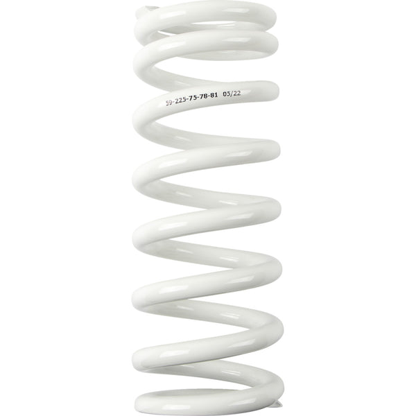 Moose Offroad Shock Spring - 59 mm OD - 75/78/81 n/mm - White 1312-1022