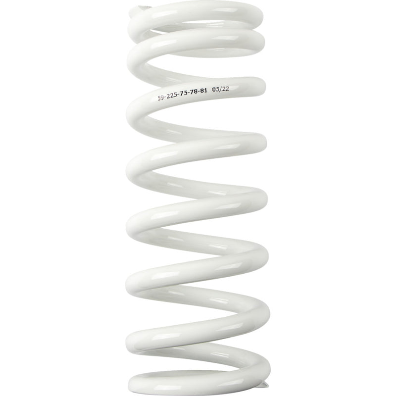 MOOSE OFFROAD Shock Spring - 59 mm OD - 75/78/81 n/mm - White 1312-1022