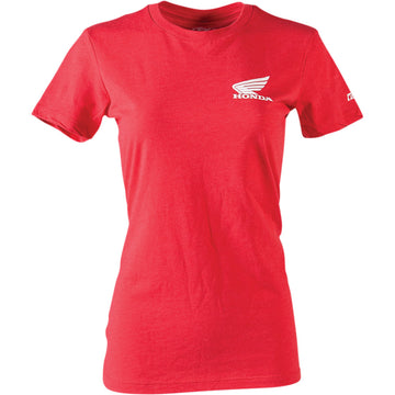 FACTORY EFFEX Women's Honda Icon T-Shirt - Heather Red - Small 24-87310