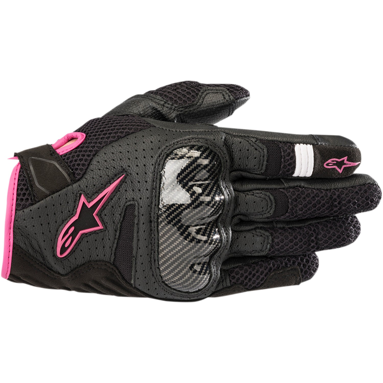 ALPINESTARS Stella SMX-1 Air V2 Gloves - Black/Fuchsia - Medium 3590518-1039-M