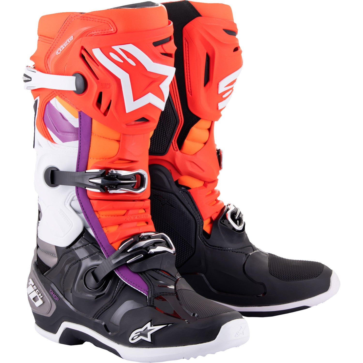 ALPINESTARS Tech 10 Boots - Black/Red/Orange/White - US 12 2010020-1332-12