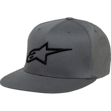 ALPINESTARS Ageless Flat Bill Hat - Charcoal/Black - Small/Medium 1035810151810SM