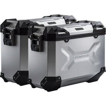 SW-Motech TRAX ADV Aluminum Case System - Silver - BMW F 650 GS/G 650 GS '99-'15 KFT.07.094.70000/S | Luggage Group