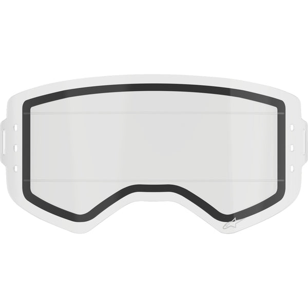 Alpinestars Supertech Lens - Roll-Off - Dual - Clear 9100525-016