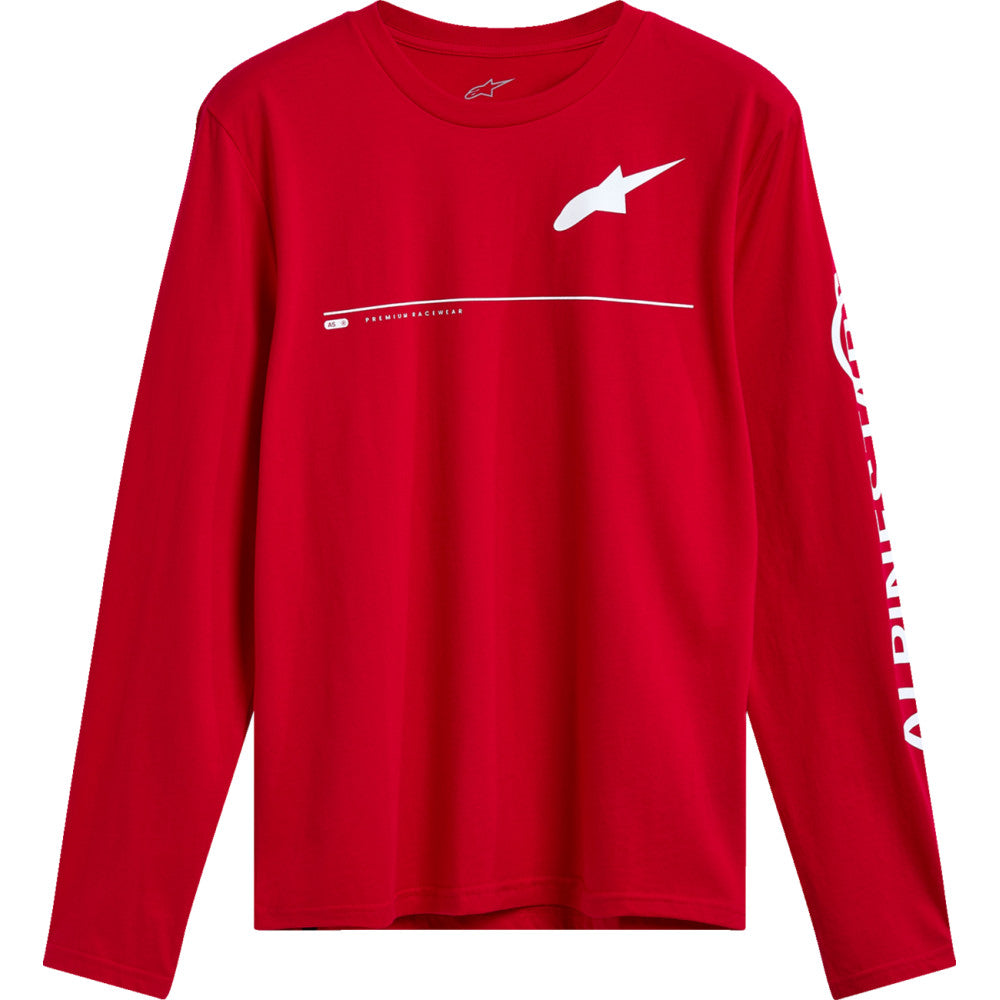 Alpinestars Committed Long-Sleeve CSF T-Shirt - Red - Large 1215-71200-30-L