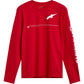 Alpinestars Committed Long-Sleeve CSF T-Shirt - Red - 2XL 1215-71200-30-2X