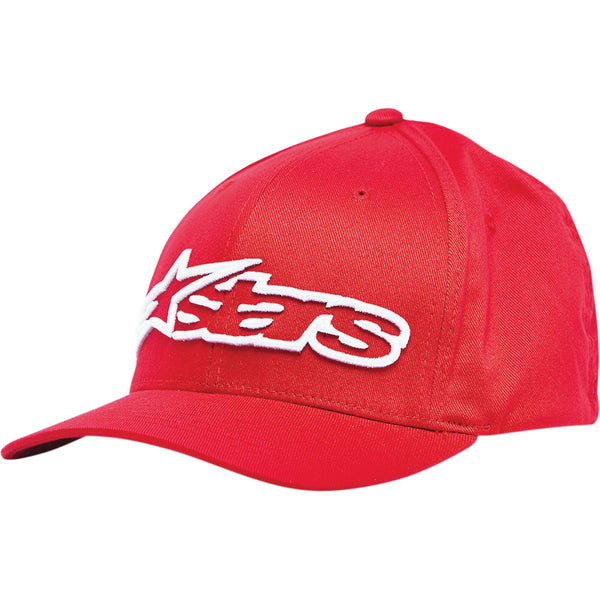 Alpinestars Blaze Flexfit Hat - Red/White - Large/XL 1039810053020LX