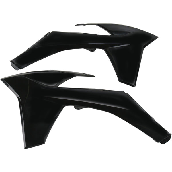 Acerbis Radiator Shrouds - Black 2205440001