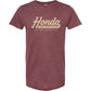Honda Apparel Honda Established T-Shirt - Heather Burgundy - Large NP23S-M2294-L | T Shirts Mens