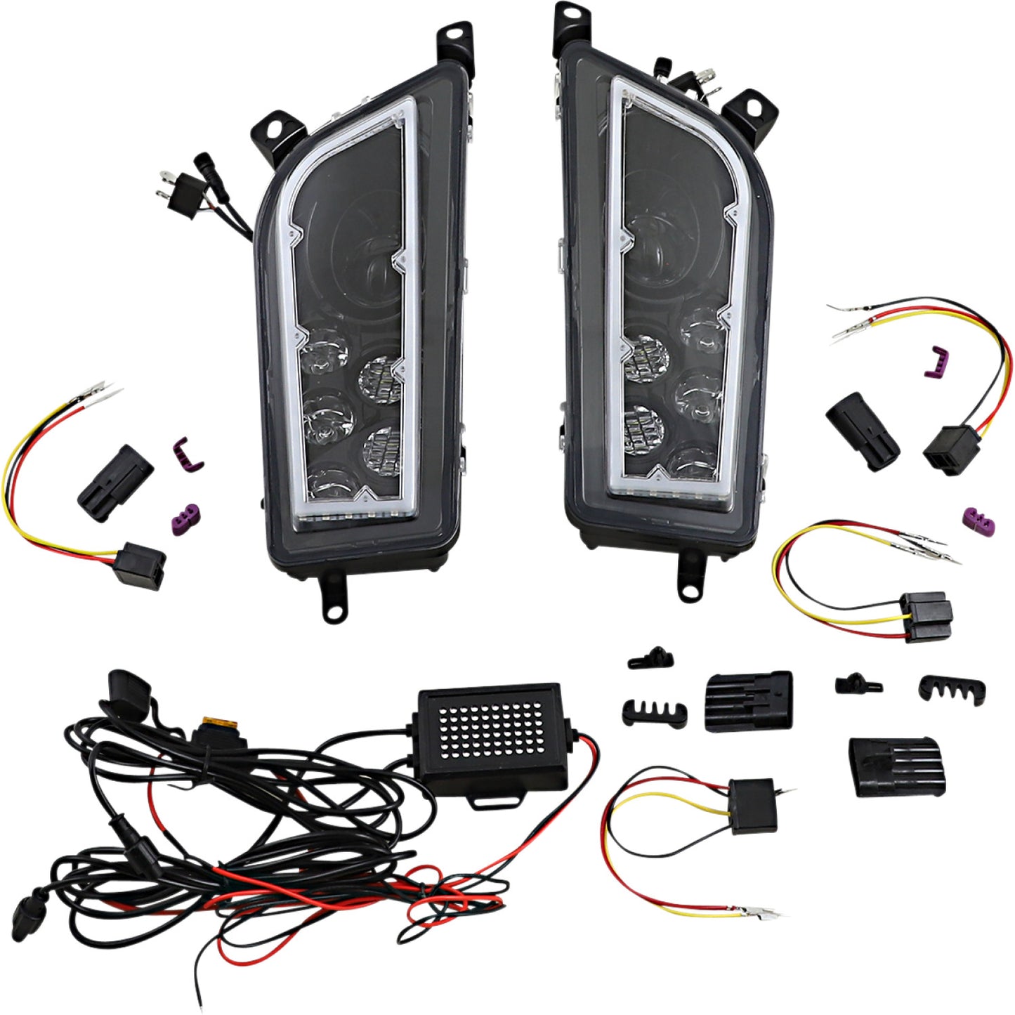 Moose Utility LED Headlight - RZR900/1000 - Clear 100-3414-PU | Headlight Group