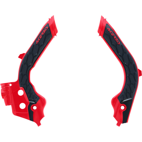 Acerbis X-Grip Frame Guards - Red/Black - Gas Gas | Husqvarna 2733451018