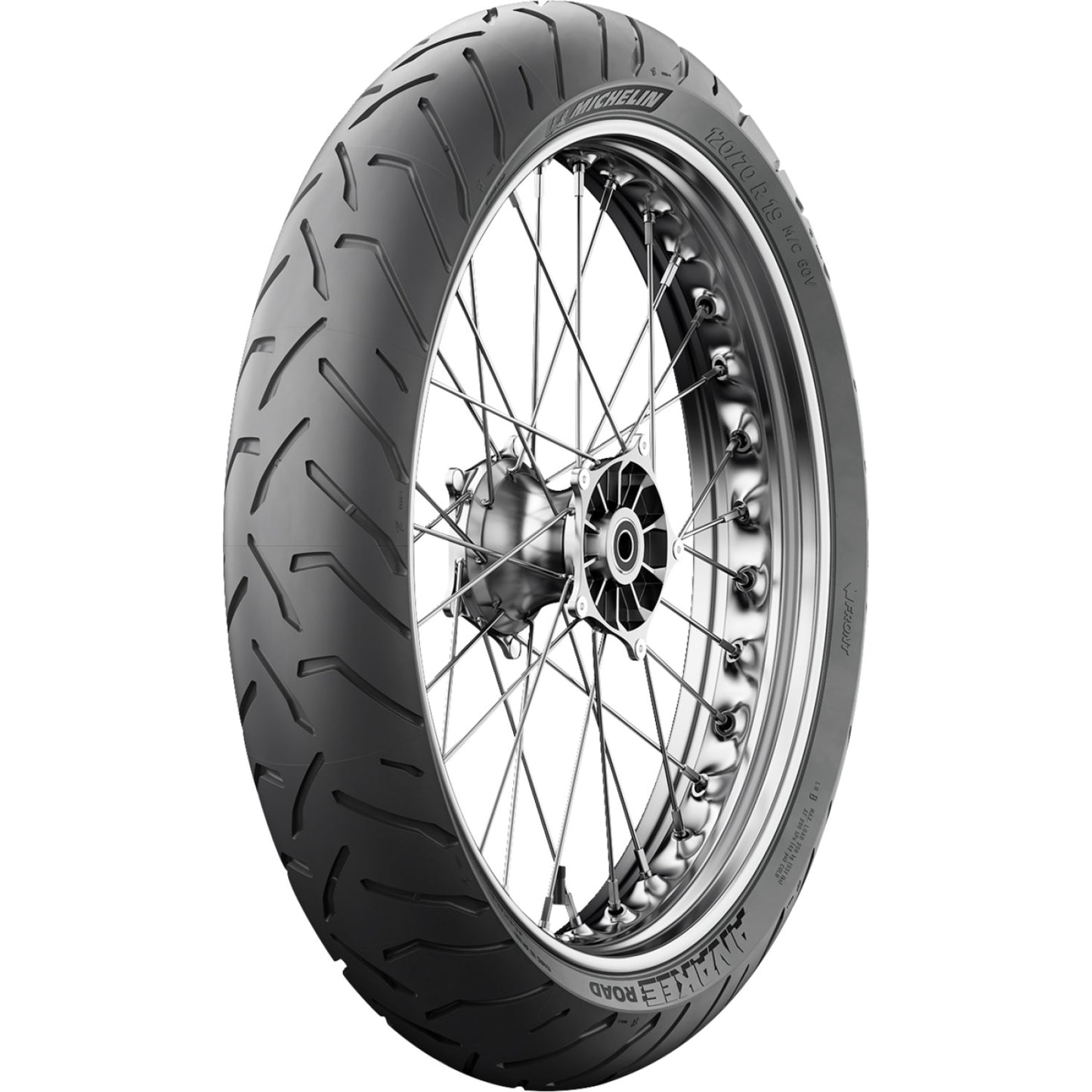 Michelin Tire - Anakee Road - Front - 120/70ZR19 - 60W 74827 | Tire Dual S PO Rt Front | Michelin