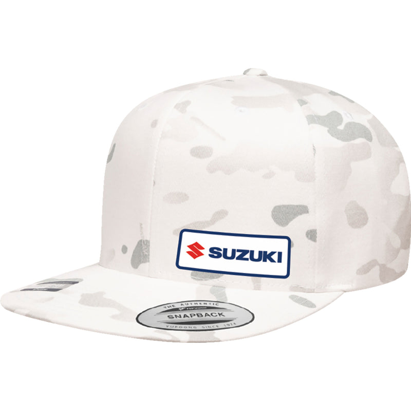 FACTORY EFFEX Suzuki Snapback Hat - Camo White 27-86406