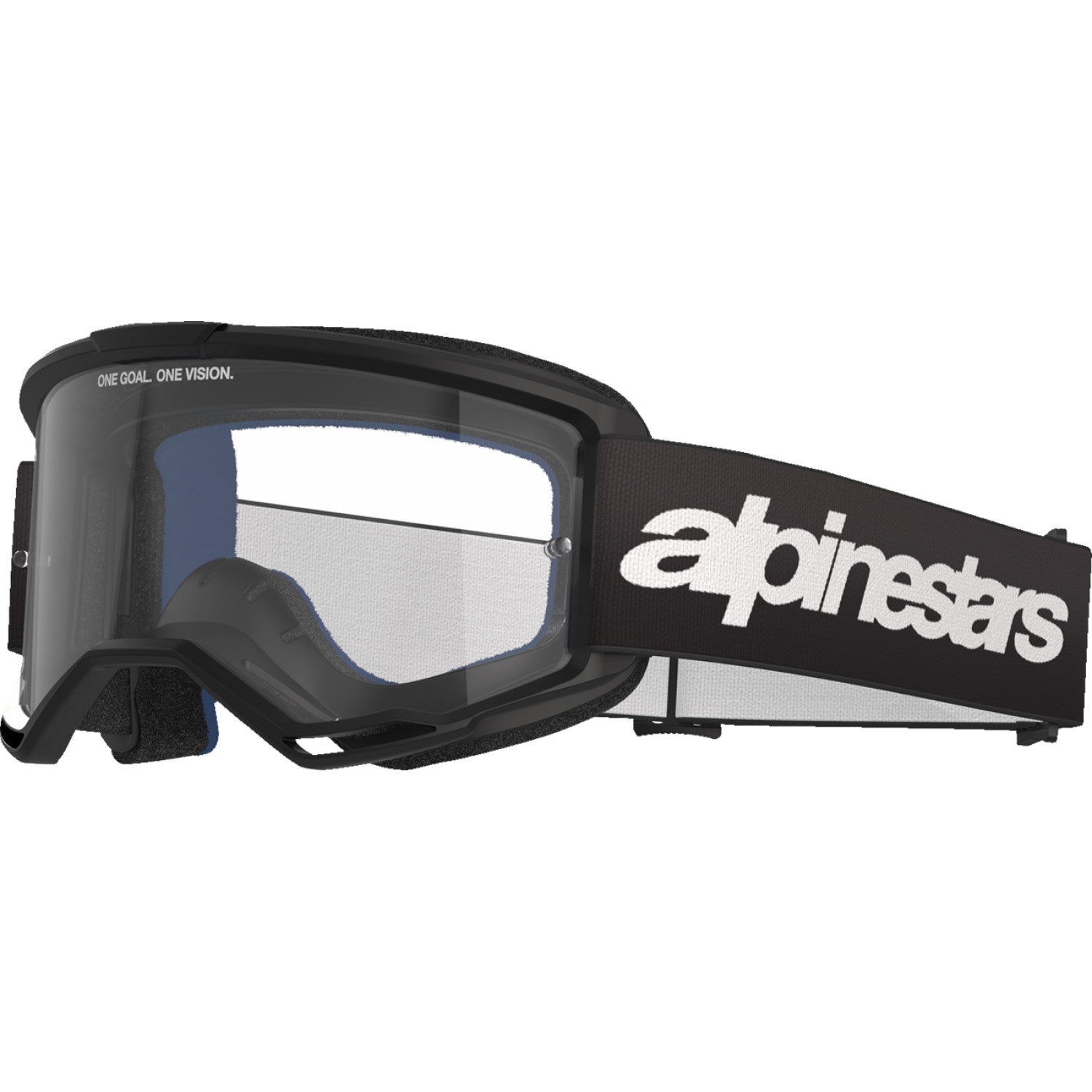 Alpinestars Vision 3 Goggle - Wordmark - Black - Clear 5103325-1425 | Goggles 