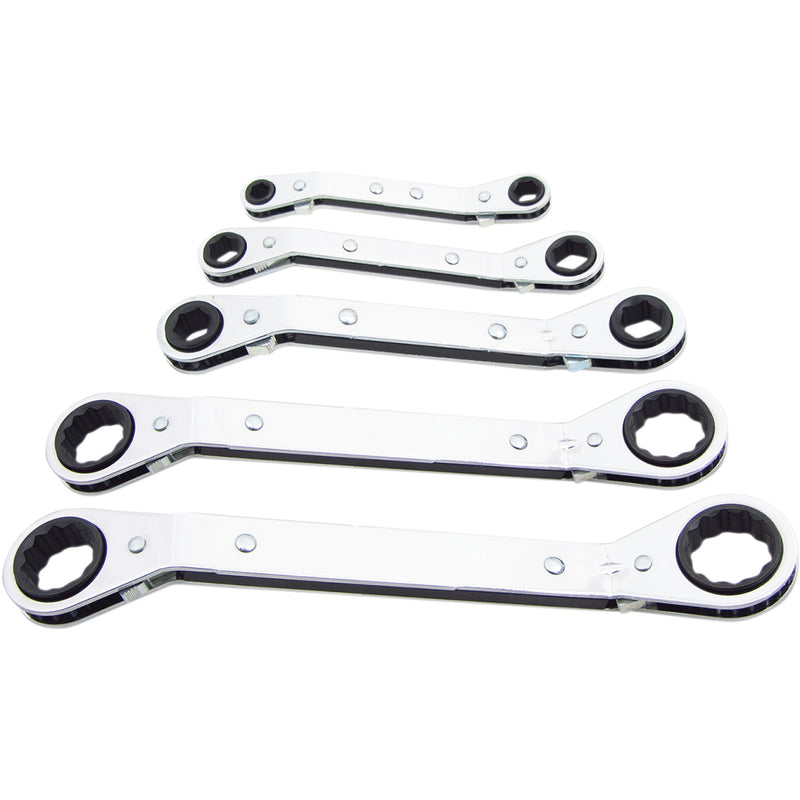 Lang Tools Wrench Set - Ratcheting Offset - SAE ROW-5 | Lang Tools | Miscellaneous Tools