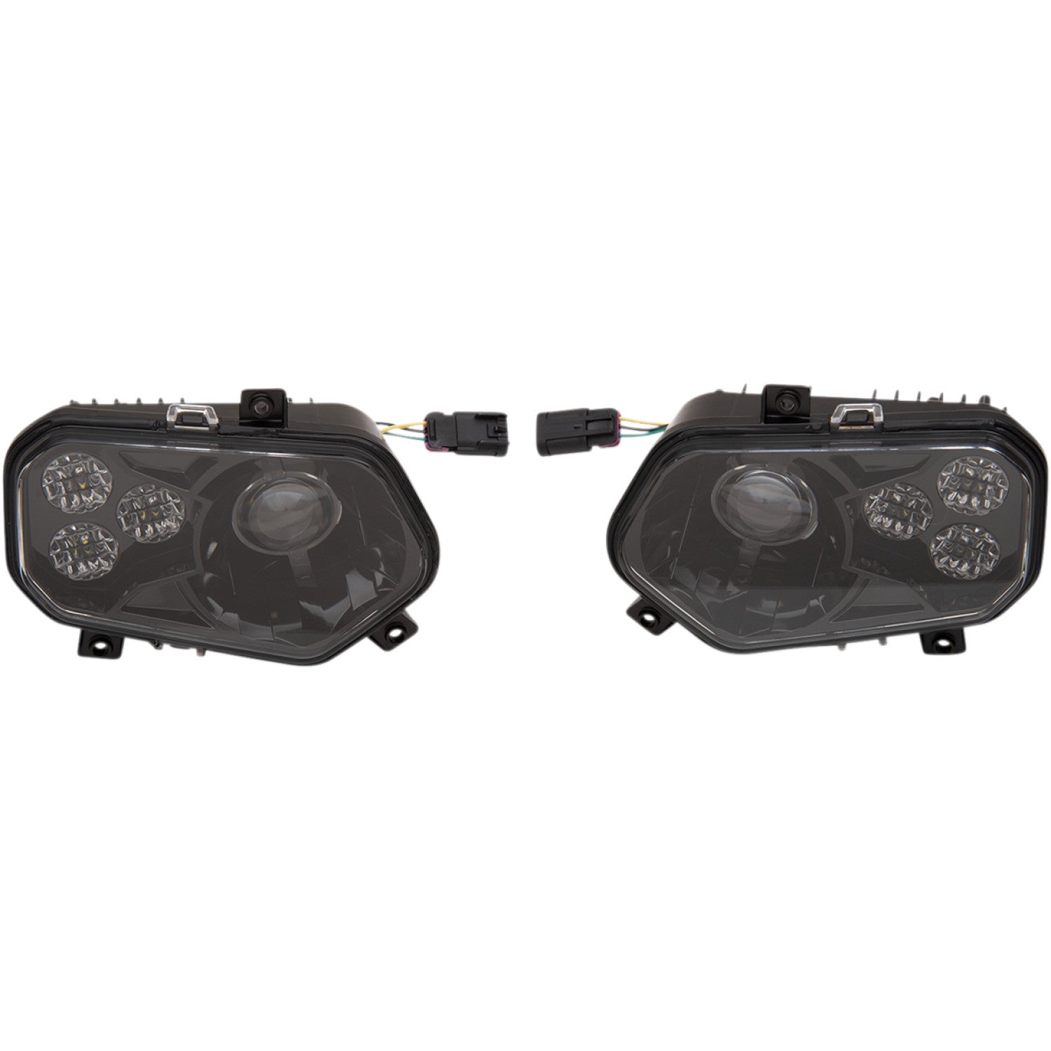 Moose Utility LED Headlight - RZR800/900 - Black 100-3355-PU | Headlight Group