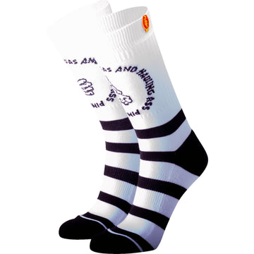 FMF Thumbs Up Socks - White - One Size SP22194903