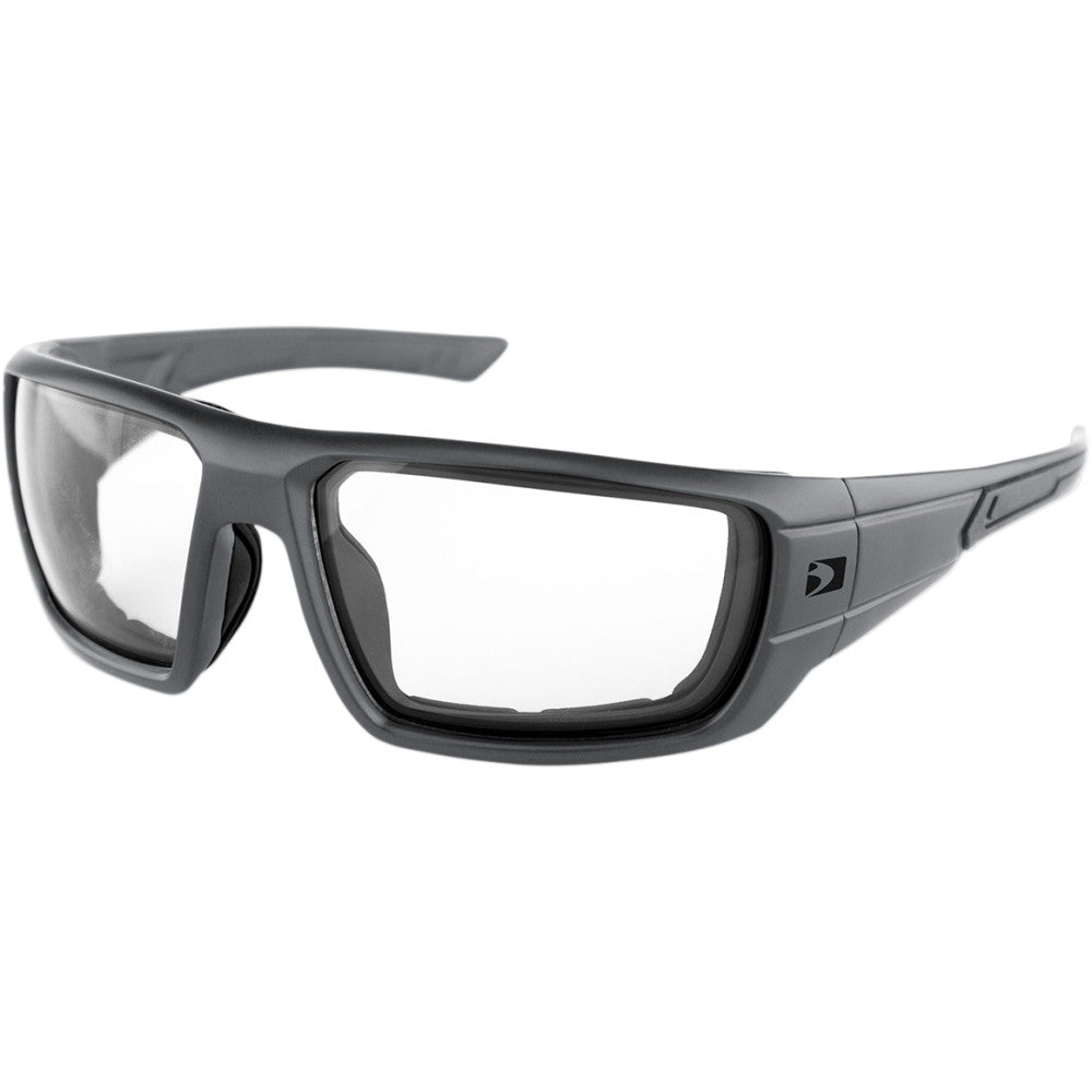 BOBSTER Mission Sunglasses - Matte Gray - Clear Lens BMIS001C