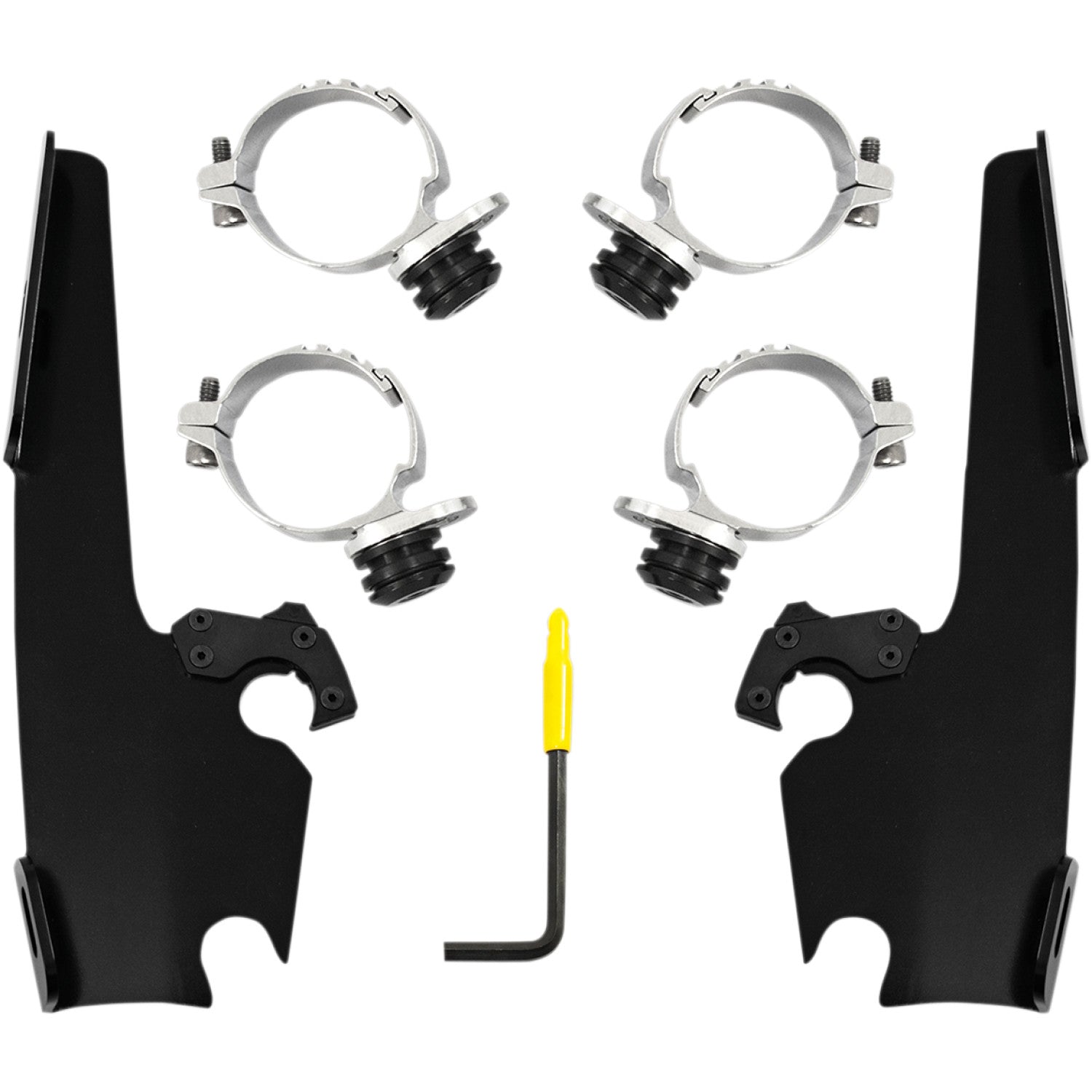 Memphis Shades Batwing - Mounting Kit - Black - FXLR MEB2036