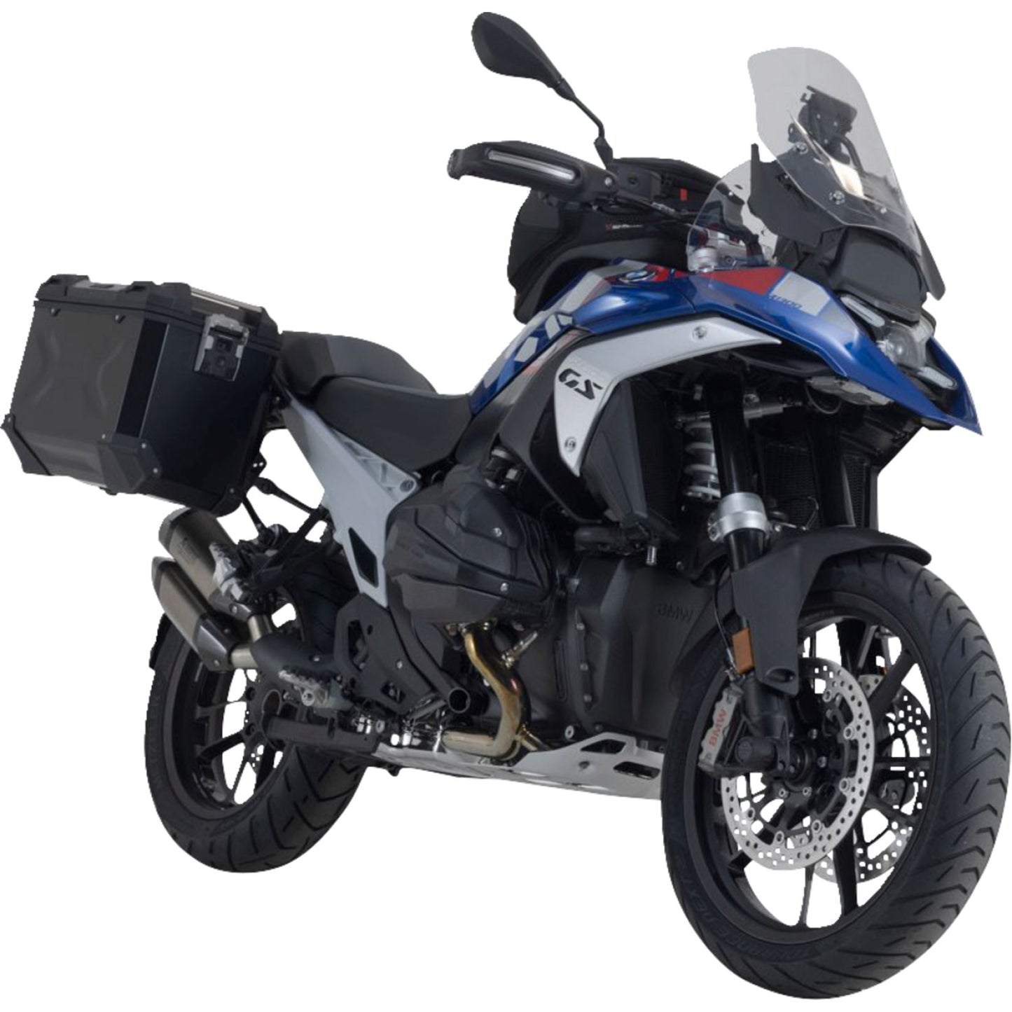 SW-Motech TRAX ADV Aluminum Case System - Black - BMW R 1300 GS '24 KFT.07.975.70000/B | Luggage Group