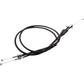 MOTION PRO Black Vinyl Throttle Cable - Push/Pull - Honda 02-0608