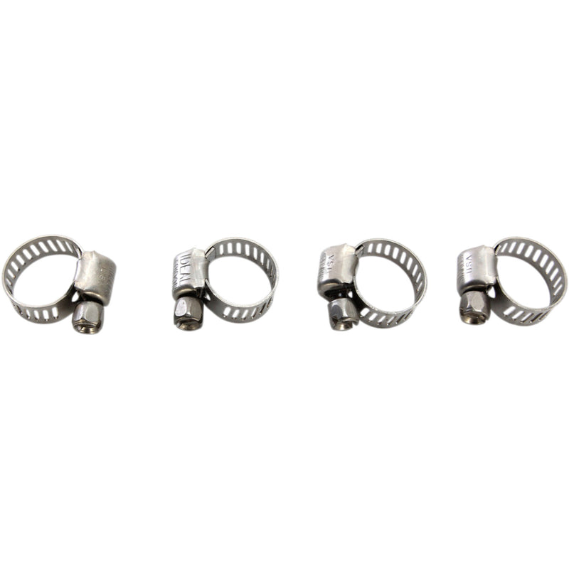 Moose Racing Clamp Hose - Stainless Steel - 8-22 mm - 4-Pack 114-6406