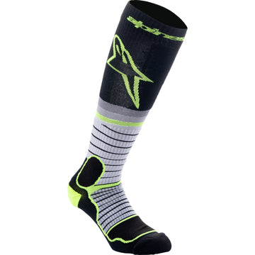 ALPINESTARS MX Pro Socks - Black/Gray/Yellow - Medium 4701524-175-M