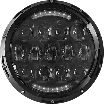 Headlight 7" Black