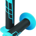 ProTaper Clamp-On 1/2 Waffle Grip - Neon Blue/Black