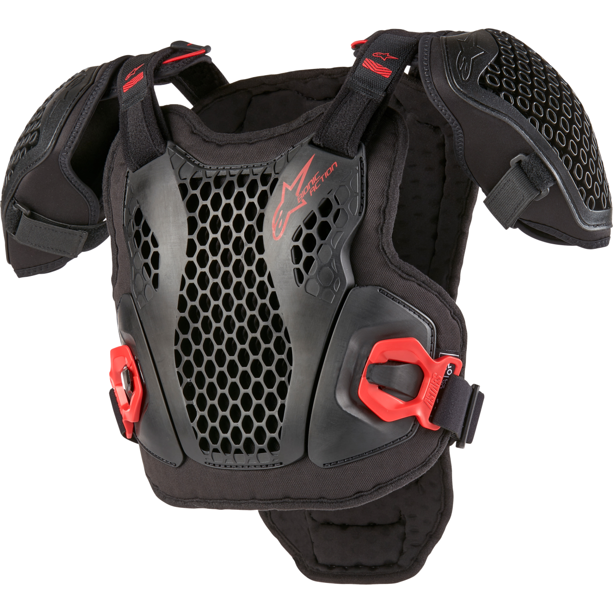 Alpinestars Bionic Action Youth Chest Protector L/XL Black/Red by Western Power Sports