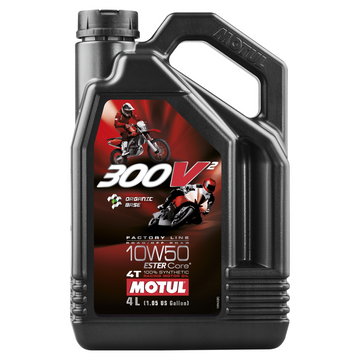 300V2 Off-road 4T Competition Synthetic Oil 10w50 4 Liter by WPS