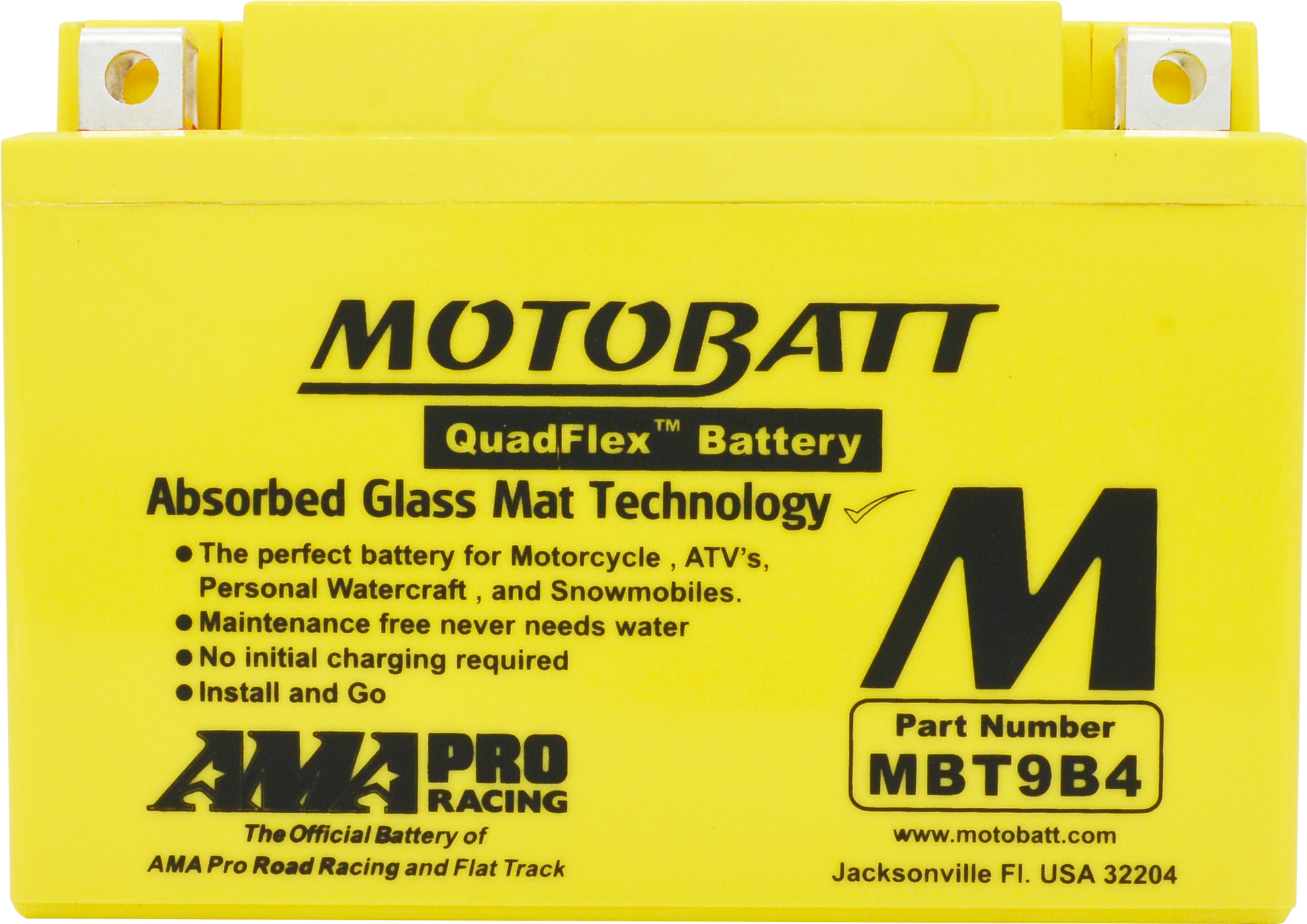 Battery Mbt9b4 Sealed Factory Activated