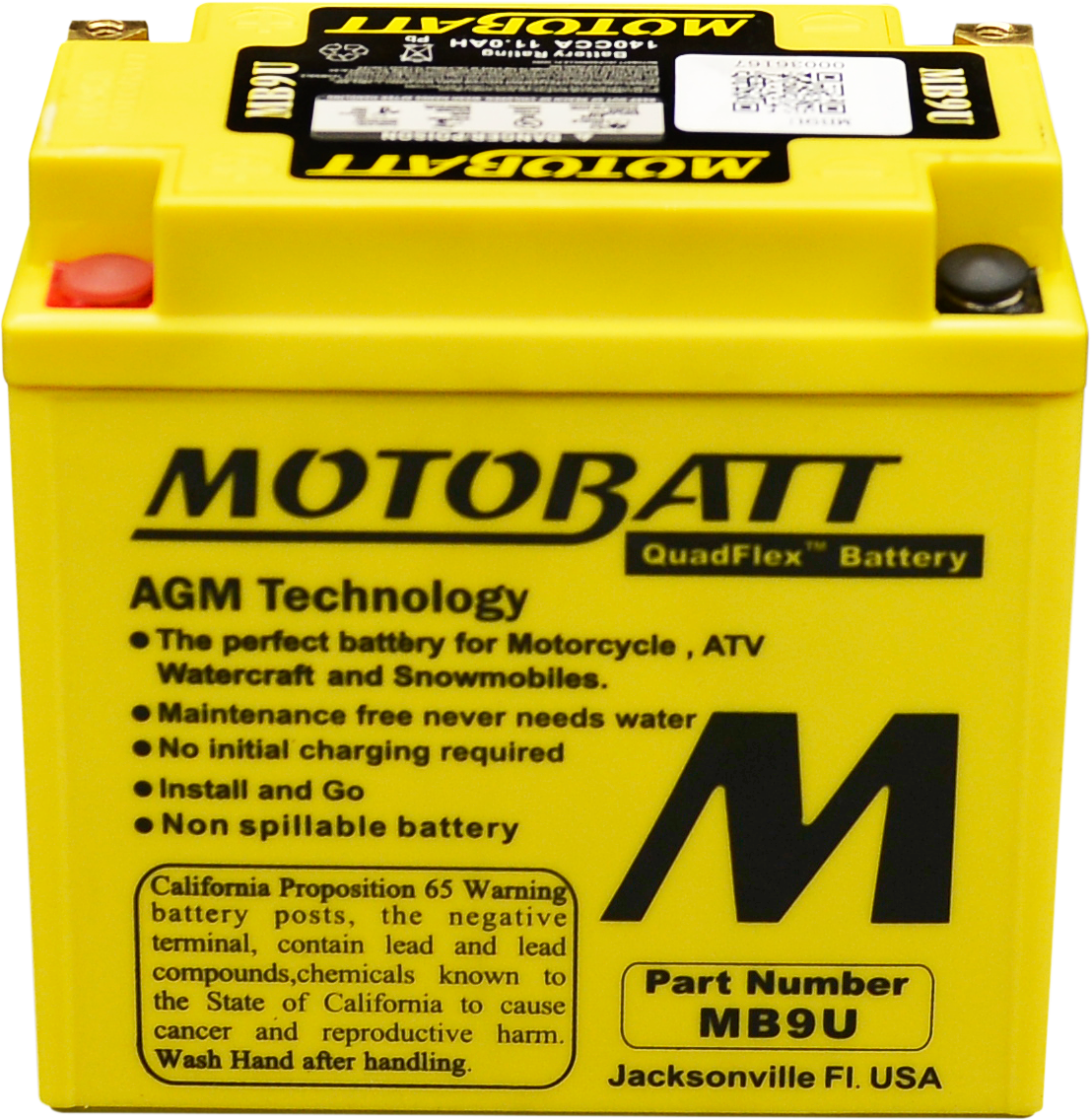 Battery Mb9uhd Sealed Factory Activated