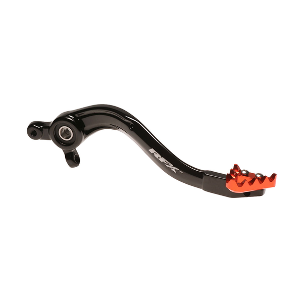 RFX Rear Brake Pedal Hard Ano Org Solid Tip Ktm FXRB 50401 99OR