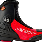 RST Tractech Evo D3O Short CE Boot - Black/Fluro Red - US 12