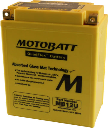 Battery Mb12u Sealed Factory Activated