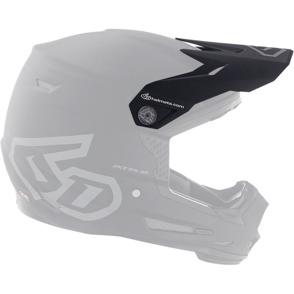 6D Helmets ATR-2Y Visor - Matte Black 72-4114