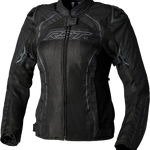 RST Women's S1 Mesh CE Textile Jacket - Black/Black - 3XL