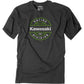 FACTORY EFFEX Kawasaki Division T-Shirt - Heather Charcoal - 2XL 25-87108