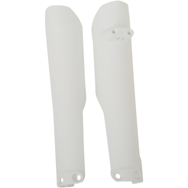 Acerbis Lower Fork Covers for Inverted Forks - White 2470680002