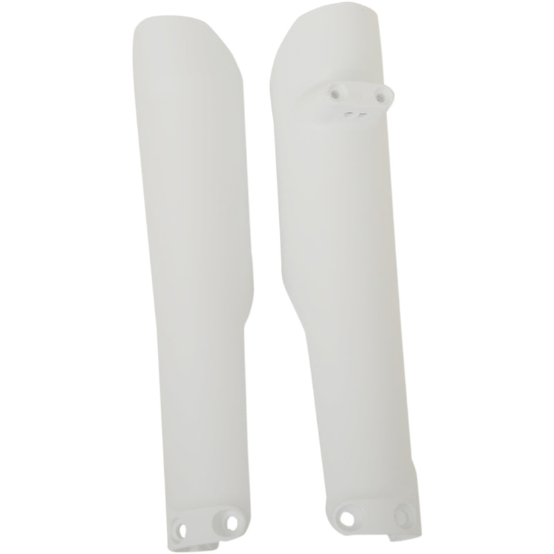 Acerbis Lower Fork Covers for Inverted Forks - White 2470680002