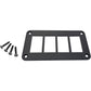 MOOSE OFFROAD Universal Dash Plate - 4 Switches 4PP-ADA