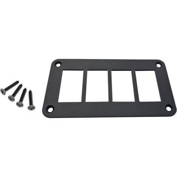 MOOSE OFFROAD Universal Dash Plate - 4 Switches 4PP-ADA