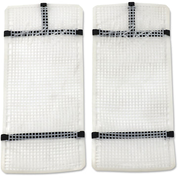 Moose Racing Mud Radiator Cover - White - KTM HPRMUDKT2502TM