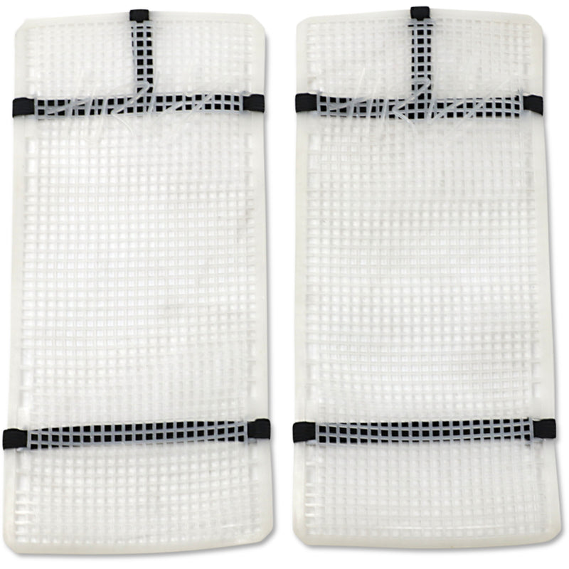 Moose Racing Mud Radiator Cover - White - KTM HPRMUDKT2502TM