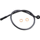 Magnum Shielding Brake Line - 12mm-35? - 24" - Black Pearl AS478124