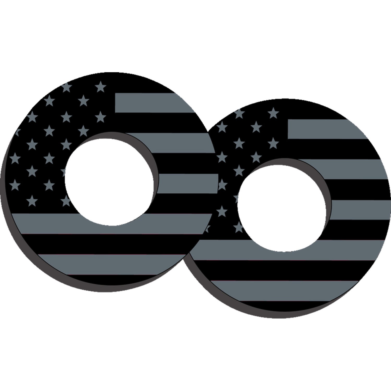 FACTORY EFFEX Grip Donuts - Flag Black/Gray 27-67200